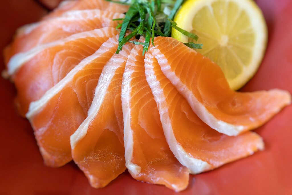 A photo of Salmon nutrients