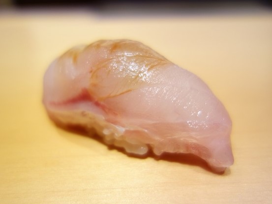 A photo of Ara nigiri sushi