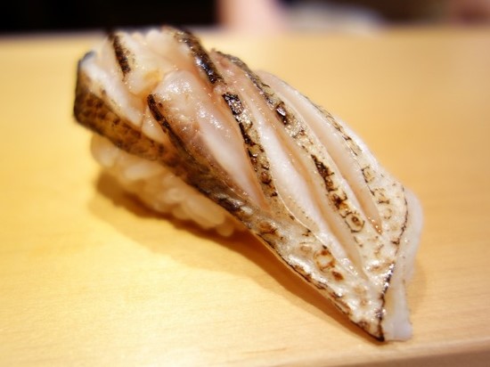 A photo of Barracuda (Kamasu) nigiri