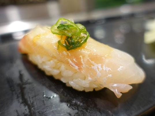 A photo of Blackhead seabream (Kurodai) nigiri