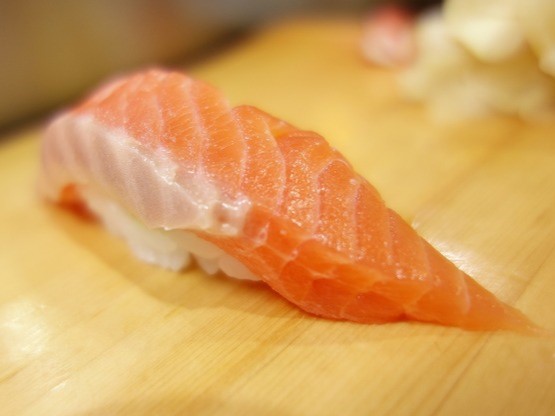 a photo of Rainbow trout (Nijimasu) nigiri