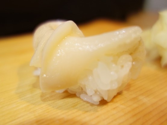 A photo of Northern great tellina clam (Saragai) nigiri