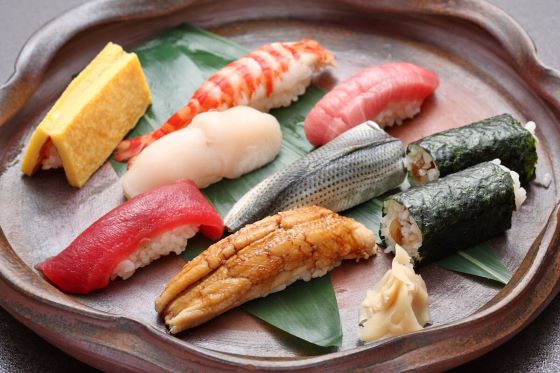 A photo of Nigiri sushi