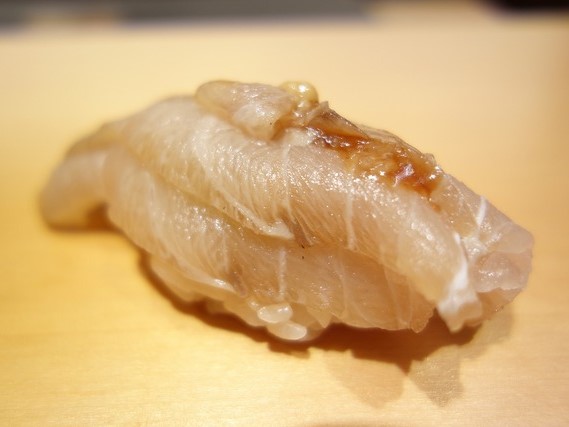 A photo of Black marlin (Shirokawakajiki) nigiri