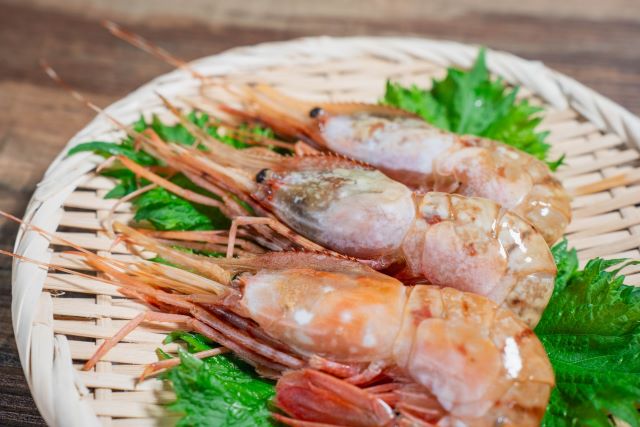 a photo of Botan shrimp (Botan ebi)