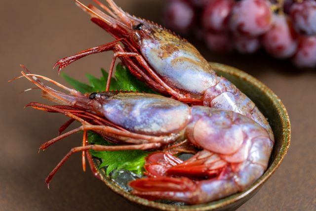 A photo of Grape shrimp (Budou ebi)