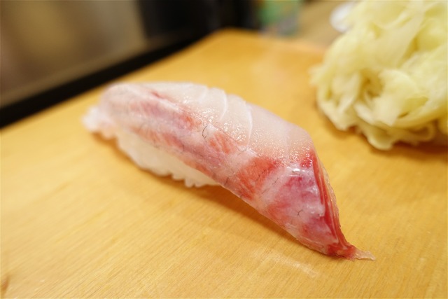 A photo of Long barbeled grunter (Higedai) nigiri