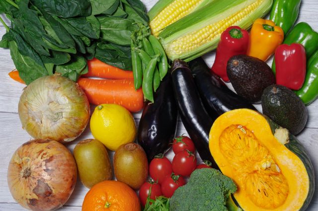 A photo of food for vegetarians and vegans