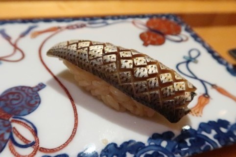 A photo of Kakuzukuri (Dicing)