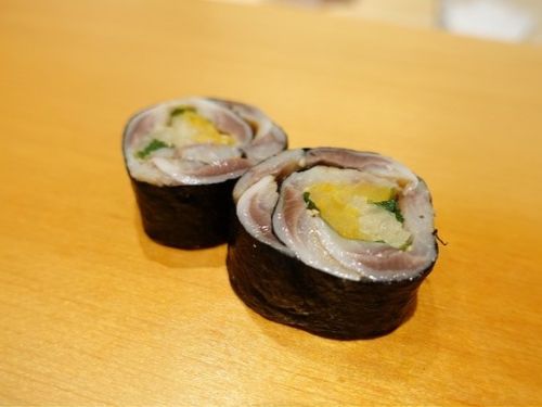 A photo of sardine roll