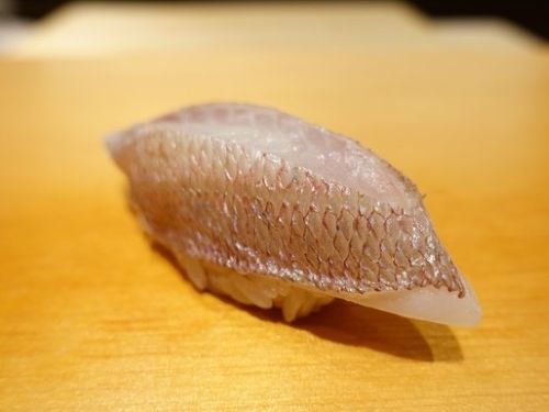 A photo of Young crimson sea bream (Kasugo)