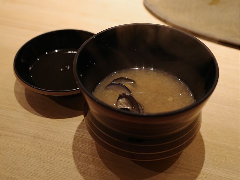 A photo of miso soup