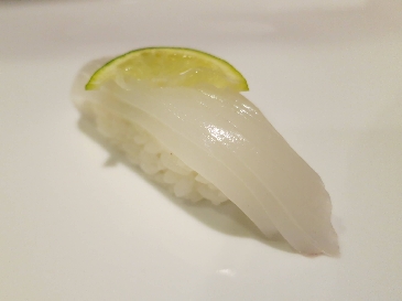 A photo of kensaki ika sushi
