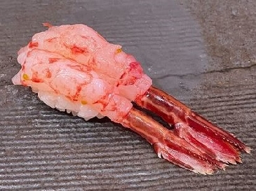 縞海老の握り寿司の画像
