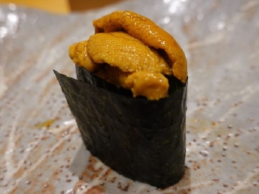 A photo of bafun uni sushi