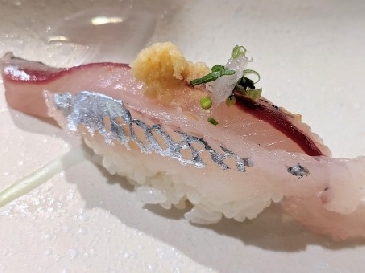 A photo of Tobiuo nigiri