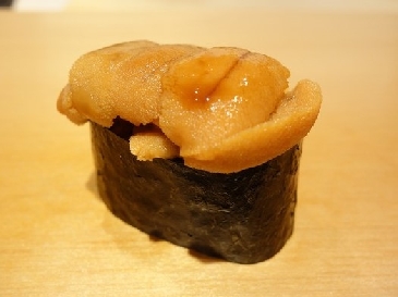 A photo of bafun uni sushi