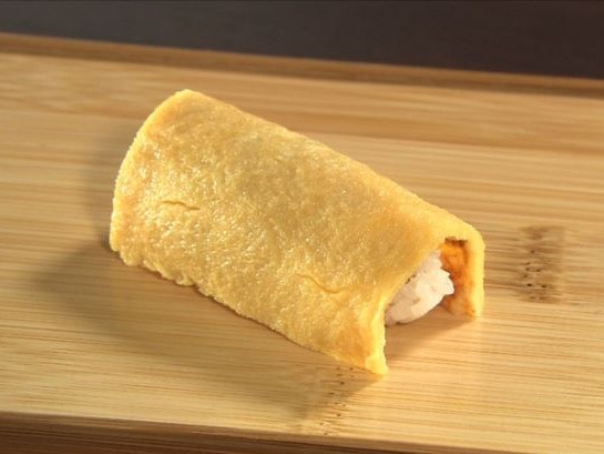 A photo of Tamagoyaki