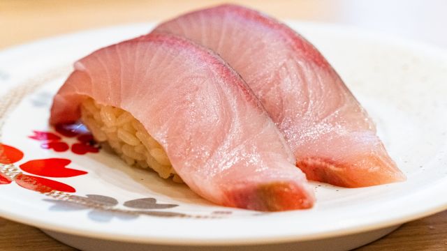 A photo of Conveyor belt sushi