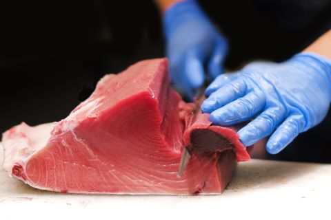 A photo of bluefin tuna