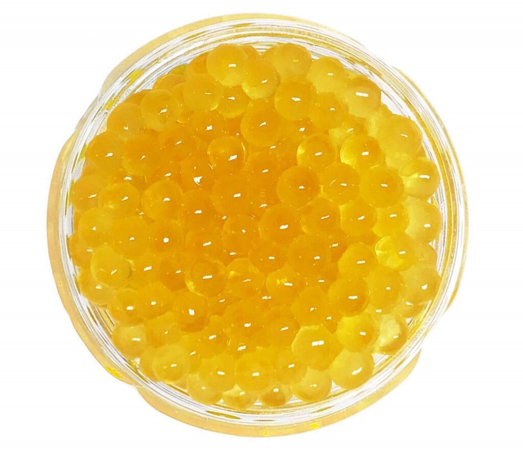 a photo of Yellow caviar