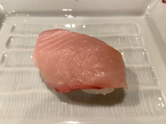 a photo of Medai nigiri sushi