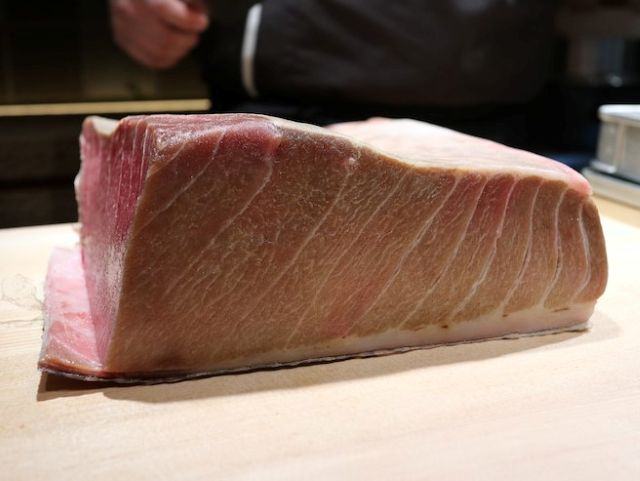 A photo of Maturing maguro