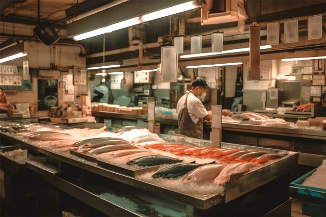 a photo of Fish market