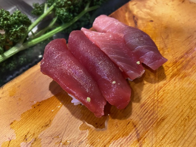 A photo of Southern Bluefin tuna (Minami maguro)