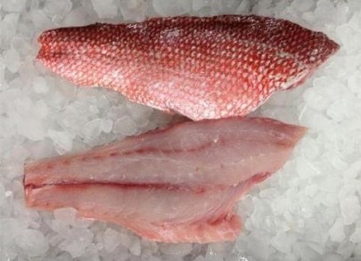 A photo of red fish fillet