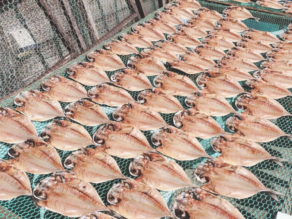 A photo of Dried fish