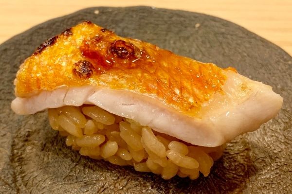 A photo of nigiri sushi