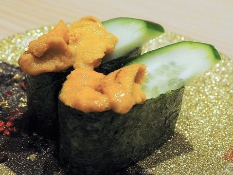 A photo of uni gunkan