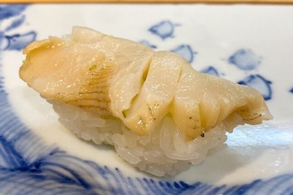 A photo of Whelks (Baigai) nigiri
