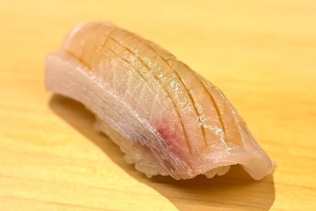 A photo of hiramasa nigiri